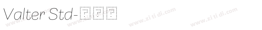 Valter Std字体转换